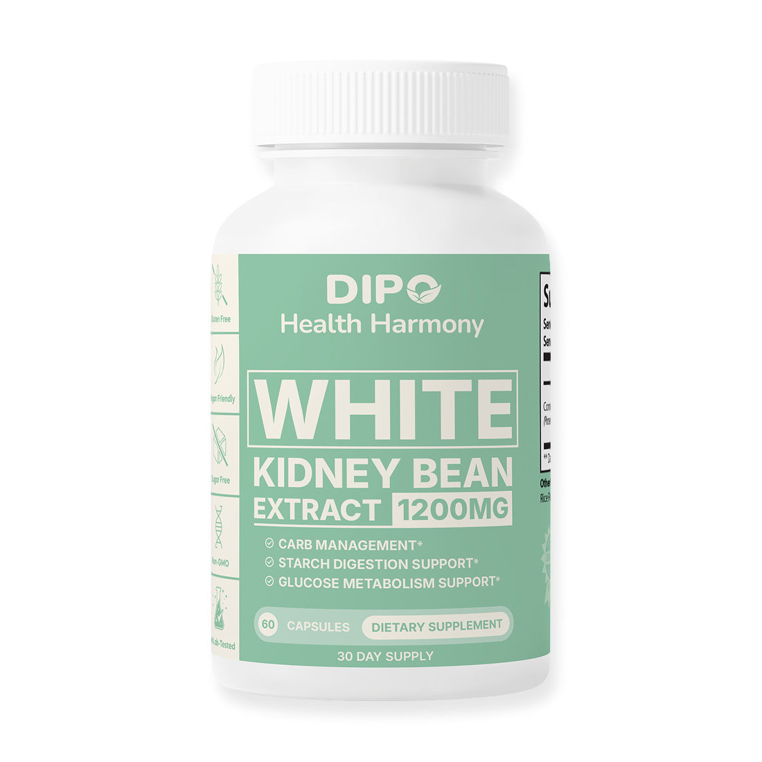 DIPO White Kidney Bean Extract - Natural Carbohydrate Blocker Supplement
