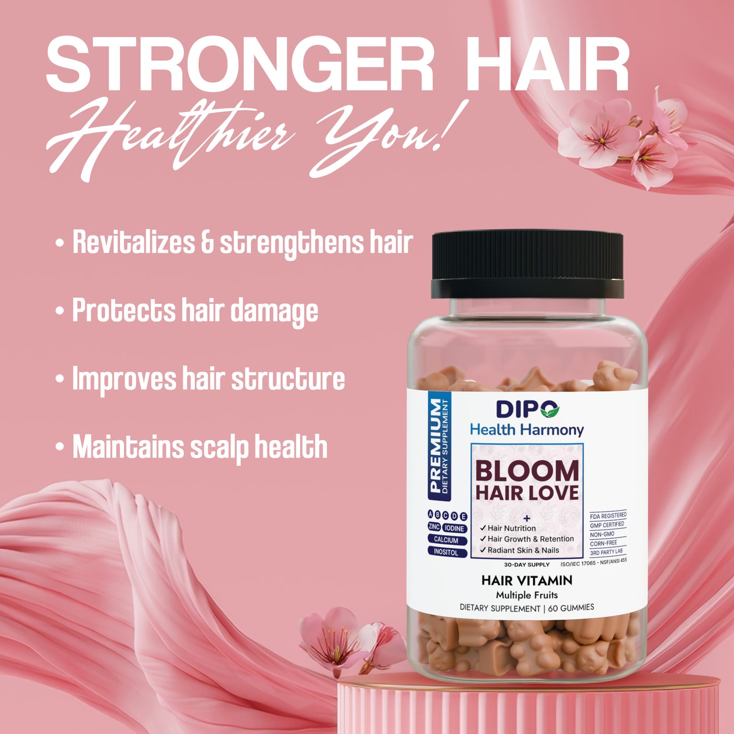Bloom Hair Love Vitamin Gummies