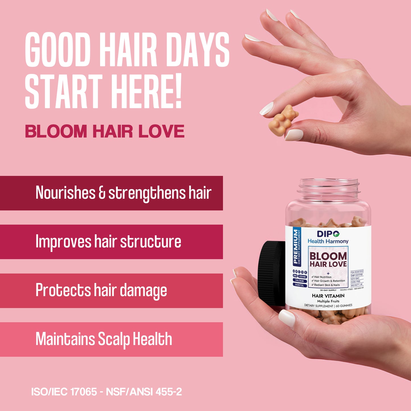 Bloom Hair Love Vitamin Gummies