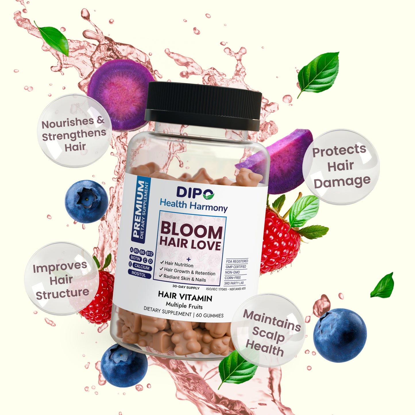 Bloom Hair Love Vitamin Gummies