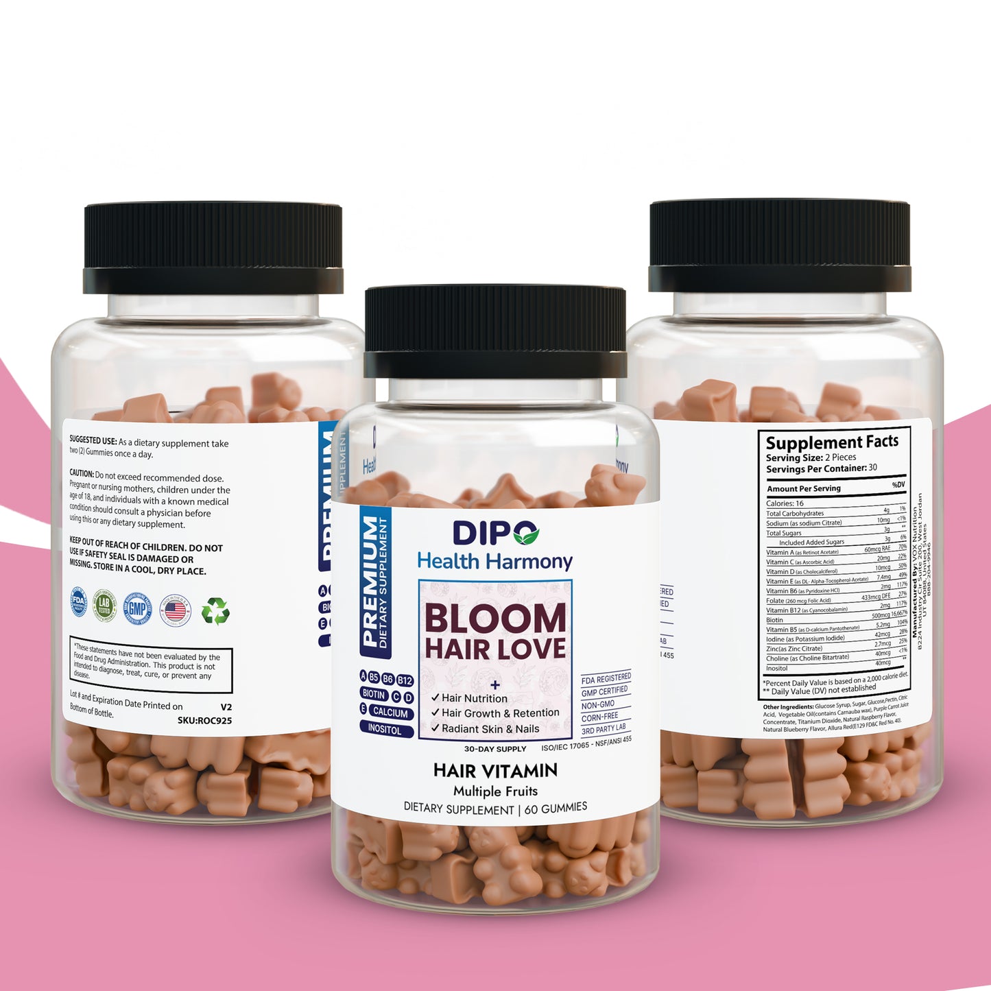 Bloom Hair Love Vitamin Gummies