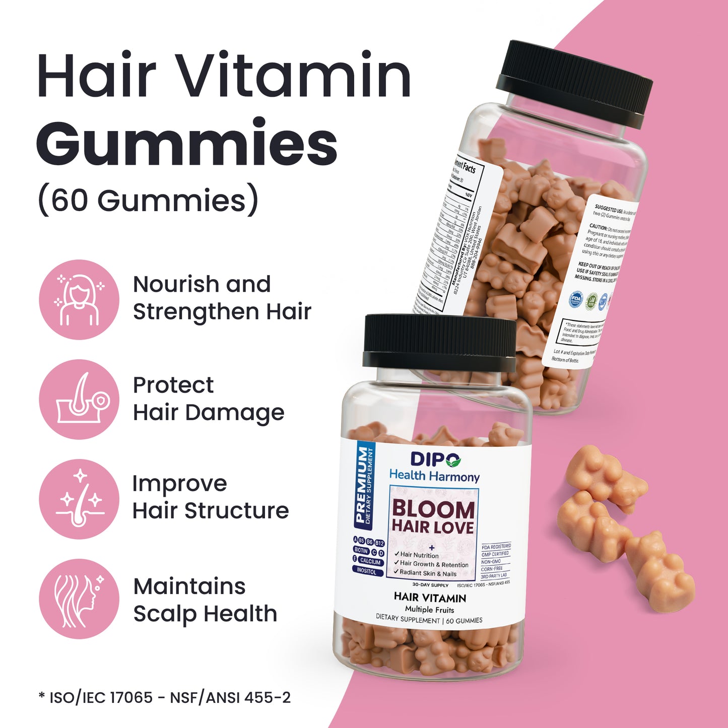 Bloom Hair Love Vitamin Gummies