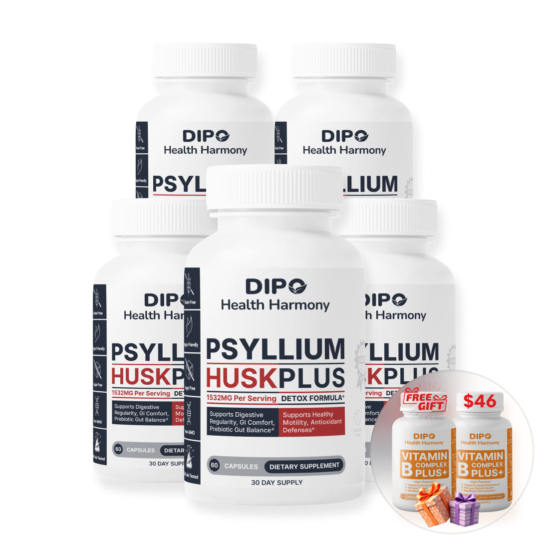 DIPO Psyllium Husk Plus